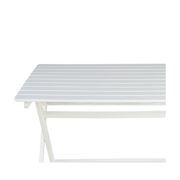 Bijeli vrtni stol od bagremovog drveta Bonami Essentials Natur, 114 x 88 cm-image-4