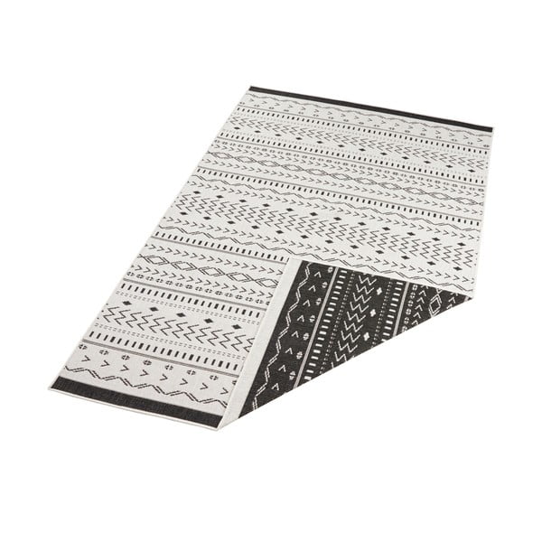 Crno-krem vanjski tepih NORTHRUGS Cuba, 290 x 200 cm-image-3