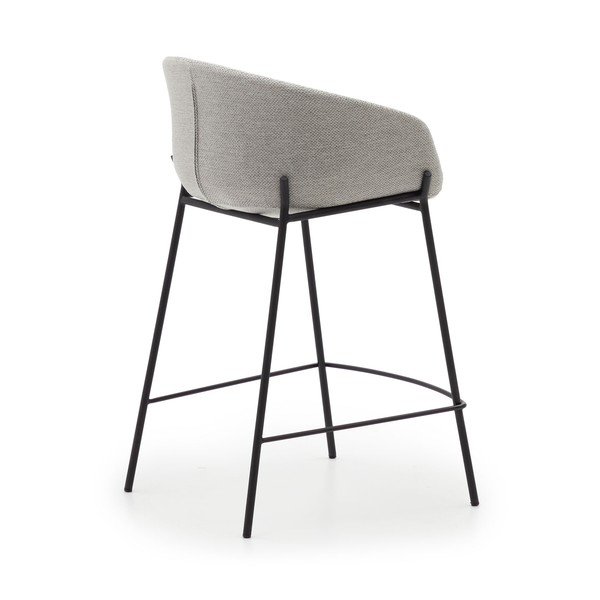 Svijetlo sive barske stolice u setu 2 kom (visine sjedala 65 cm) Yvette – Kave Home-image-4