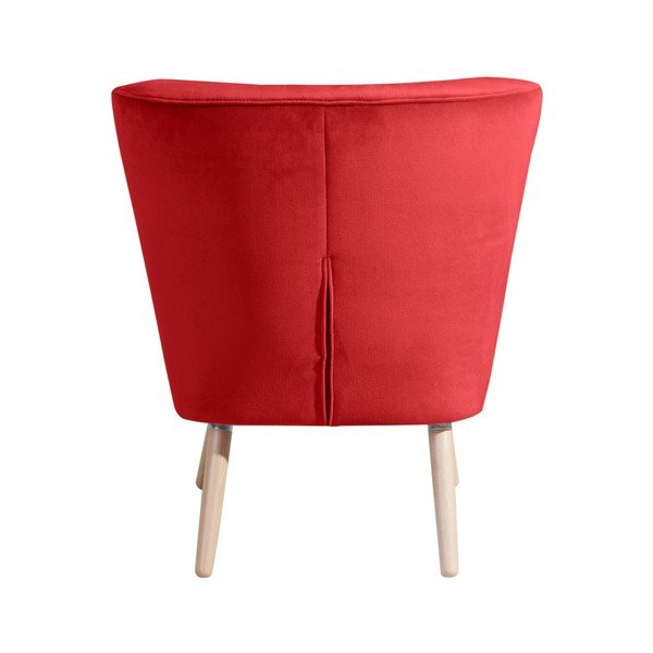 Crvena fotelja Max Winzer Neele Velvet-image-4
