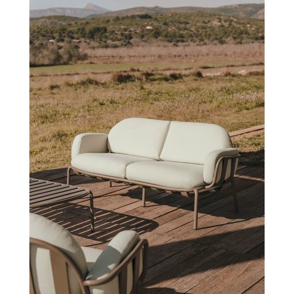 Svijetlo sivi vrtni kauč Joncols - Kave Home-image-1