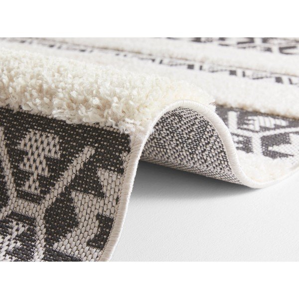 Krem crni tepih Mint Rugs Temara, 200 x 290 cm-image-1