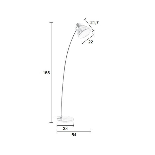 White Label Blush bakrena podna svjetiljka-image-1