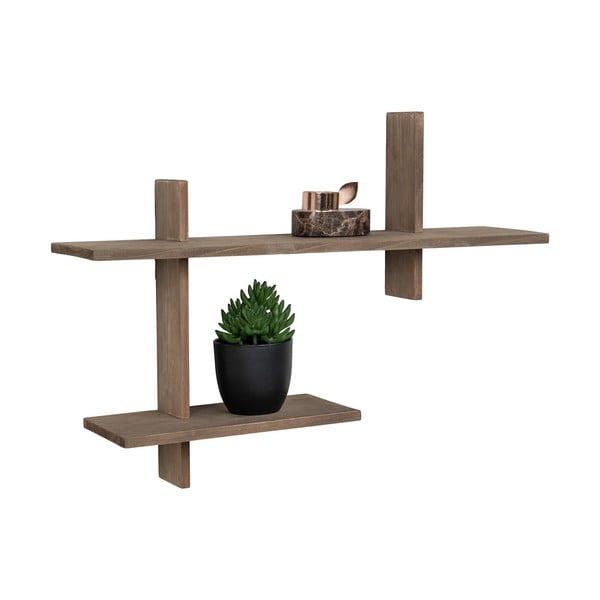 Polica s više razina od masivnog bora u prirodnoj boji Ovada – House Nordic-image-3