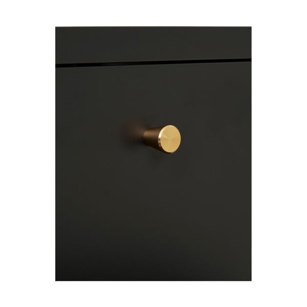 Crni metalni noćni ormarić Dalby – House Nordic-image-4