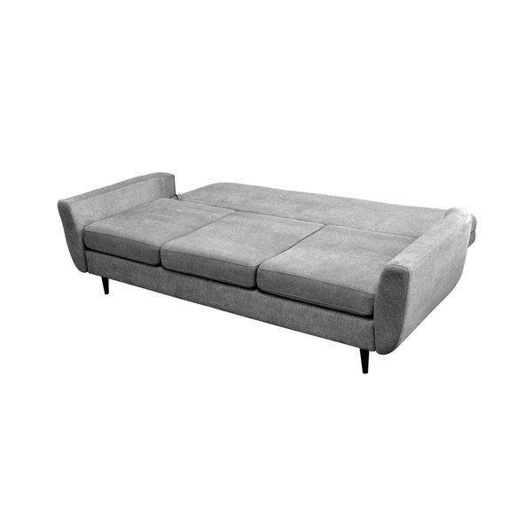 Sivi trosjed na razvlačenje s crnim nogama Mazzini Sofas Jasmin-image-4