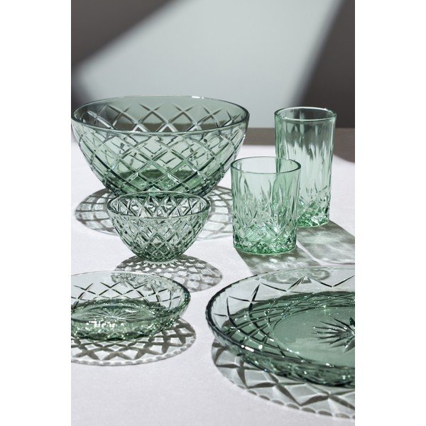 Zelene staklene zdjelice u setu 4 kom 325 ml Sorrento – Lyngby Glas-image-1