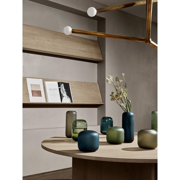 Zelena staklena vaza Blomus Bright, visina 21,5 cm-image-1