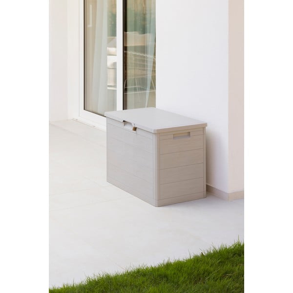 Svijetlo siva plastična vrtna kutija za pohranu Woodys – Toomax-image-2