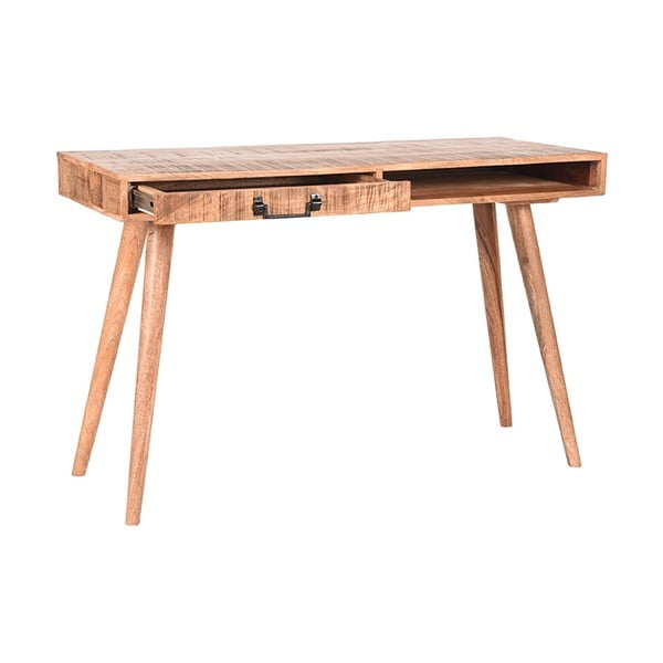 Radni stol od masivnog manga 50x118 cm Steady – LABEL51