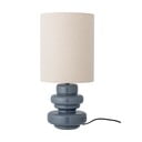 Plava stolna lampa s tekstilnim sjenilom (visina 51 cm) Fabiola – Bloomingville