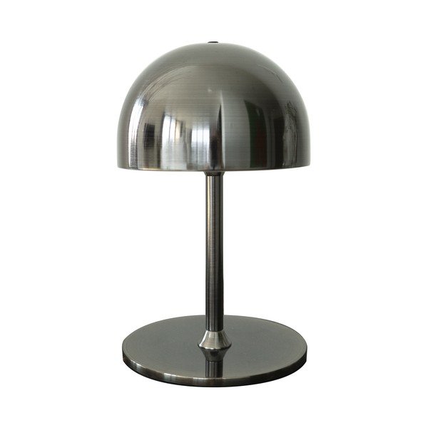 Tamno siva LED stolna lampa s daljinskim upravljačem s metalnim sjenilom (visina 22 cm) Tim – Sirius