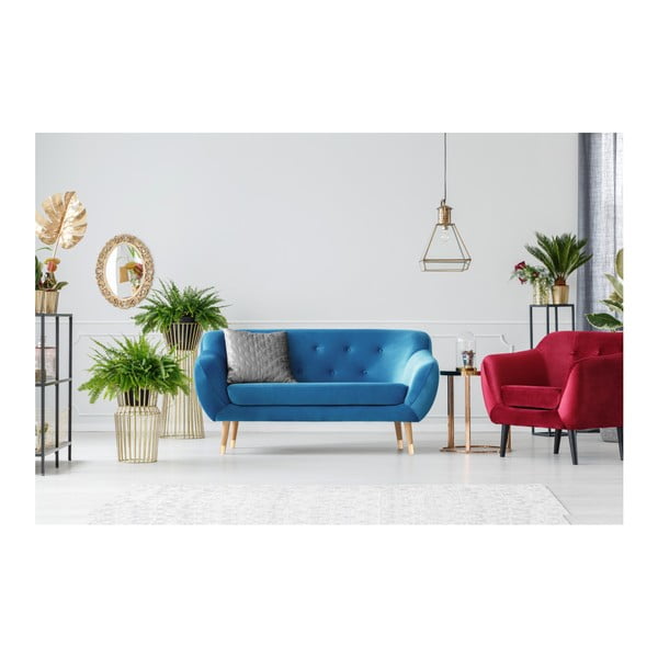 Plava dvosjeda Mazzini Sofas Amelie-image-4
