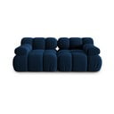 Plava baršunasta sofa 188 cm Bellis – Micadoni Home
