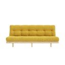 Žuta  sofa od samta 200 cm Lean – Karup Design