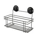 Crna samostojeća polica za kupaonicu Compactor Bestlock Black All Purpose Holder, 30 x 20,5 cm