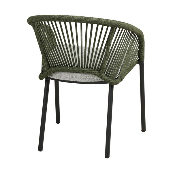 Zelena metalna/podstavljena vrtna stolica Novella – House Nordic-image-4