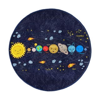 Tamno plavi dječji tepih ø 80 cm Comfort – Mila Home