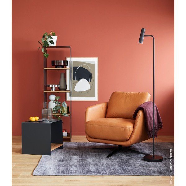 Crna LED stojeća svjetiljka s mogućnosti zatamnjivanja (visina 154 cm) Stina – Fischer & Honsel-image-2