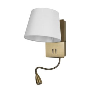 Bijela/u brončanoj boji zidna lampa – SULION