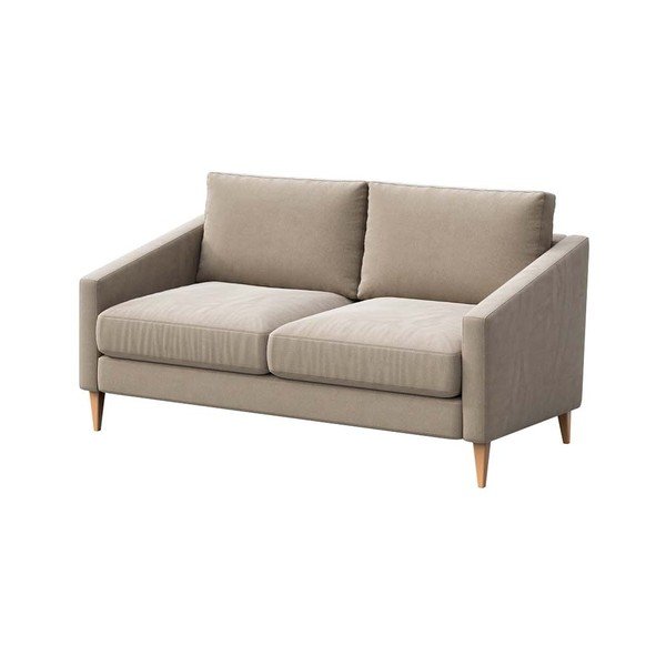 Bež baršunasti sofa 170 cm Karoto – Ame Yens-image-2