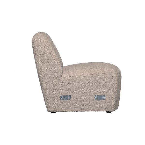 Bež modularna sjedeća garnitura od bouclé tkanine (srednji modul ) Coco  – WOOOD-image-3