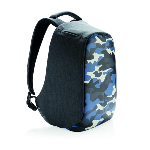 Unisex sigurnosni ruksak s plavim detaljima XD Design Camouflage, 11 l