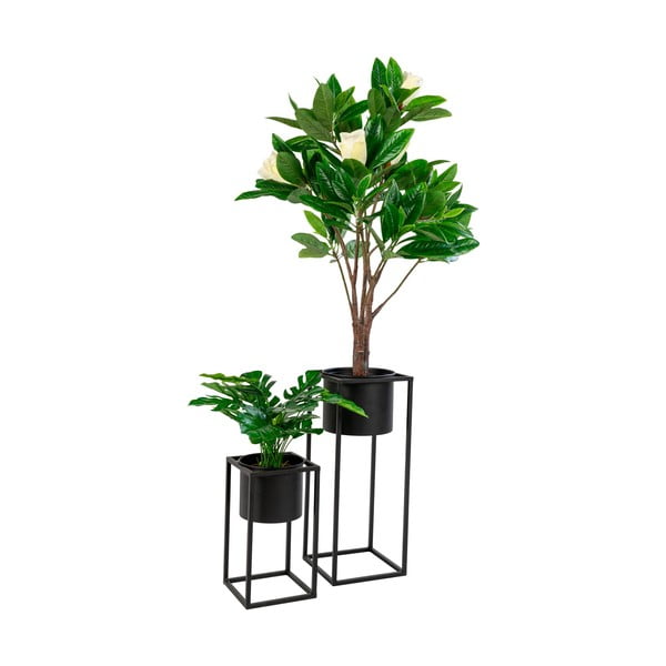 Set od 2 crne metalne tegle za cvijeće House Nordic Marla-image-4