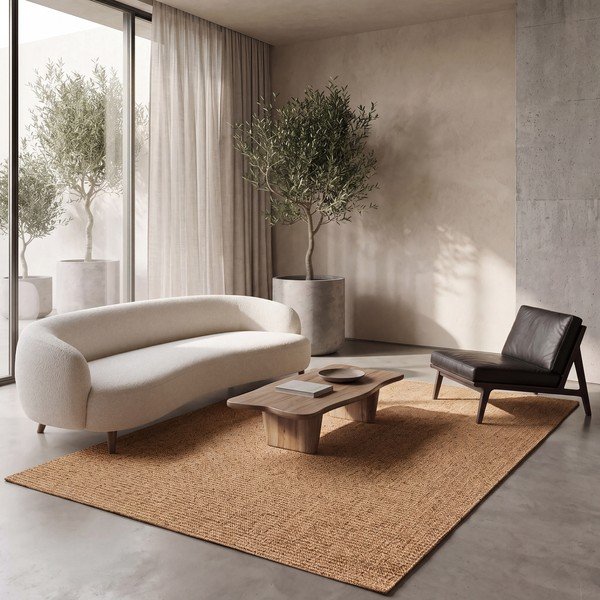 Tepih u prirodnoj boji 120x170 cm Lumen Liso – Universal-image-1