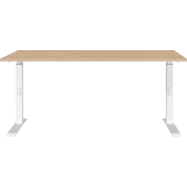 Radni stol podesive visine s pločom stola u dekoru hrasta 80x160 cm Downey – Germania-image-1