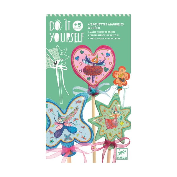 Set za izradu 4 čarobna štapića Djeco Fairy-image-1