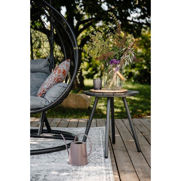 Sivi vrtni stol Debut Lounge, Ø 51 cm-image-1