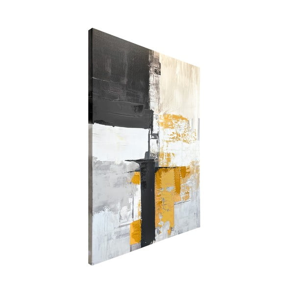 Slika s ručno oslikanim elementima 70x100 cm Jade – Styler-image-3