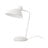 Bijela stolna lampa s metalnim sjenilom (visina 49 cm) Casque – Leitmotiv