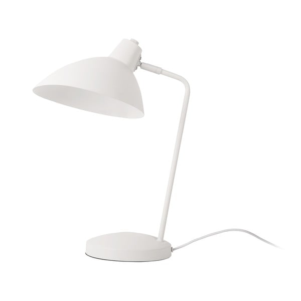 Bijela stolna lampa s metalnim sjenilom (visina 49 cm) Casque – Leitmotiv