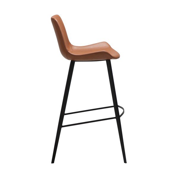 Konjak smeđa barska stolica (visine sjedala 74,5 cm) Hype – DAN-FORM Denmark-image-2