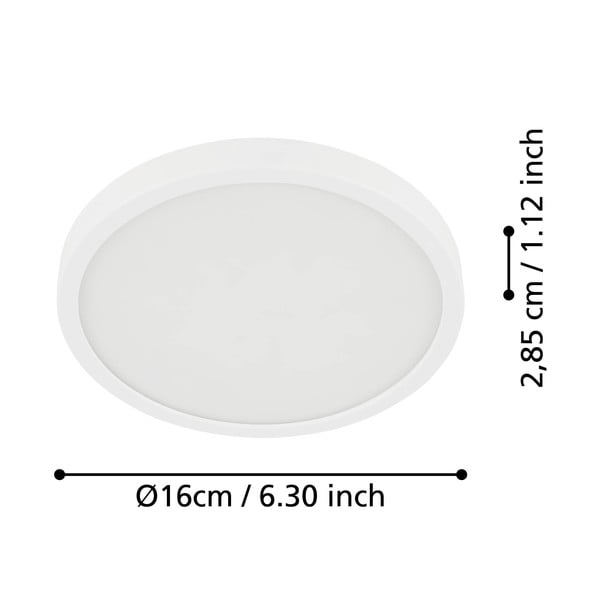 Bijela LED stropna svjetiljka FUEVA 5 – EGLO-image-2