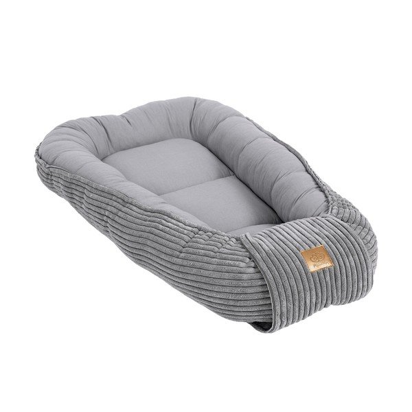 Sivo gnijezdo za bebe 55x83 cm – Meowbaby