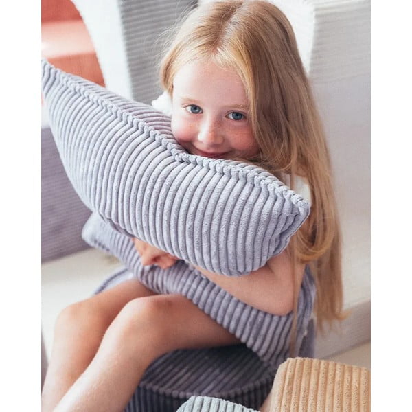 Plavi dječji jastuk za sjedenje od samta Bolster – Wigiwama-image-2