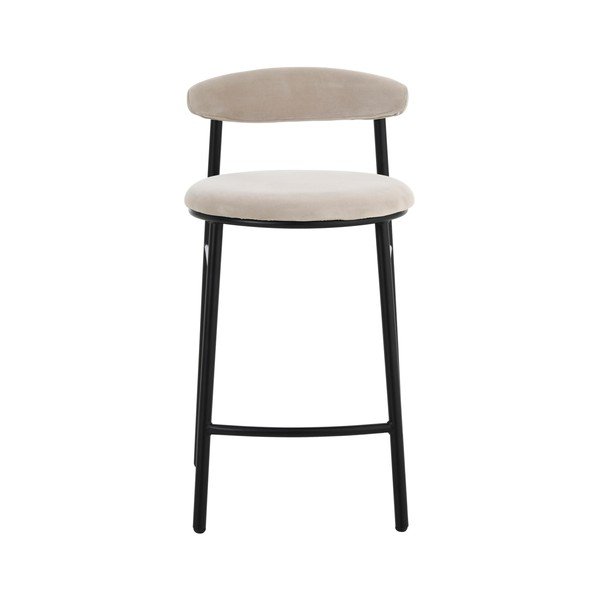 Bež metalna barska stolica (visine sjedala 66 cm) Doggi – Ellos Home-image-4