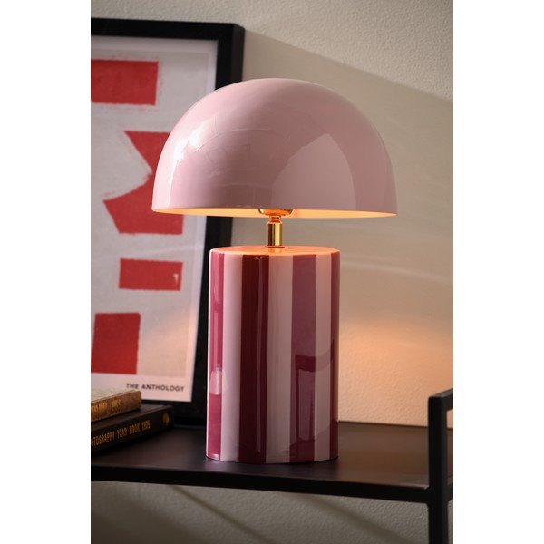 Ljubičasta metalna stolna lampa (visina 34 cm) Rayado – Leitmotiv-image-1