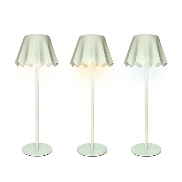 Svijetlo zelena metalna LED stolna lampa s mogućnosti zatamnjivanja (visina 36 cm) – Brandani-image-2