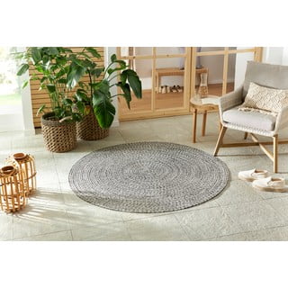 Sivo-bež okrugli vanjski tepih ø 150 cm - NORTHRUGS