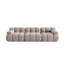 Svjetlo smeđa baršunasti sofa 282 cm Bellis – Micadoni 