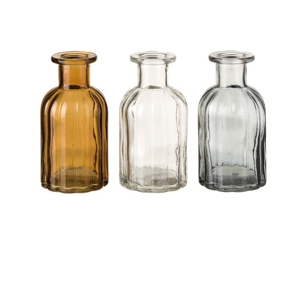 Set od 3 staklene ukrasne boce Unimasa Modena