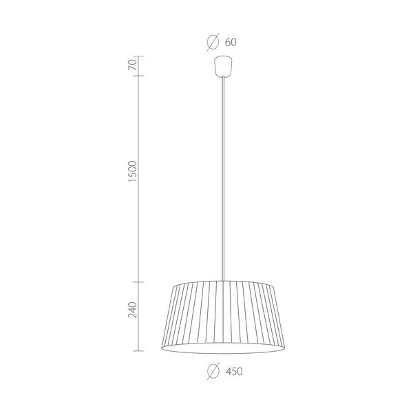 Viseća lampa Sotto Luce KAMI Elementary L 1S-image-2