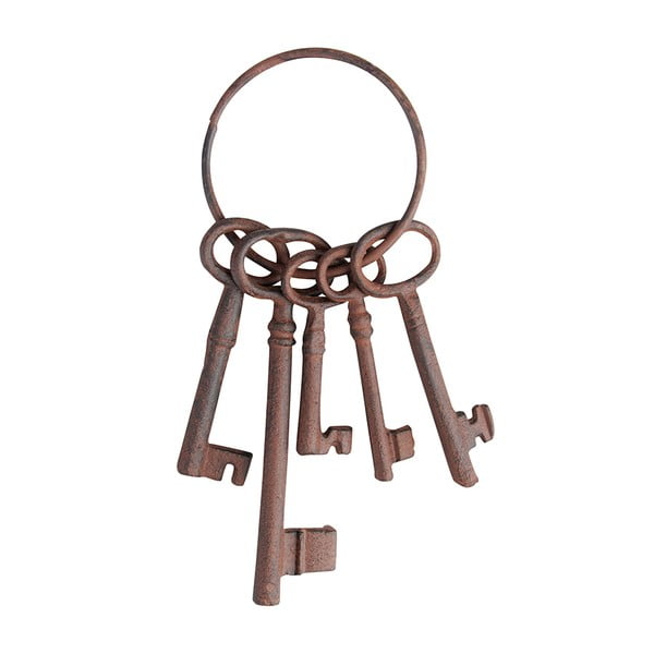 Set ukrasnih ključeva od lijevanog željeza Esschert Design