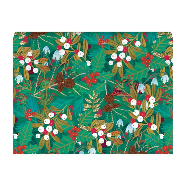 Ukrasni papir u setu 5 kom s božićnim motivom 69,5x48,5 cm Winter Foliage – Roger la Borde