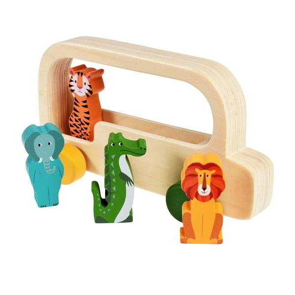 Drveni autobus Colourful Creatures - Rex London-image-1