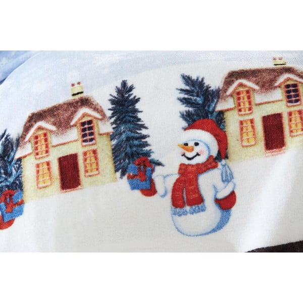 Deka s božićnim motivom od mješavine pamuka 150x200 cm – Mila Home-image-2